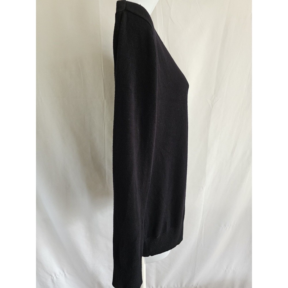dressbarn Sweater Womens Black Long Sleeve Knit Size XL - Picture 4 of 7